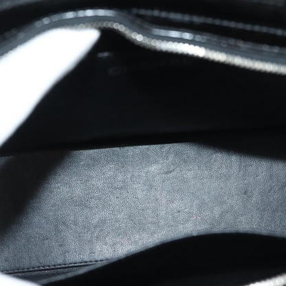 Chanel Vintage CC Lock Pocket Chain Tote Patent, BLACK, PATENT_LEATHER, Handbag