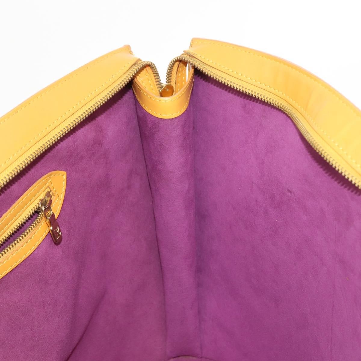 Louis Vuitton Saint Jacques Handbag Epi Leather, YELLOW, LEATHER, Shoulder bag