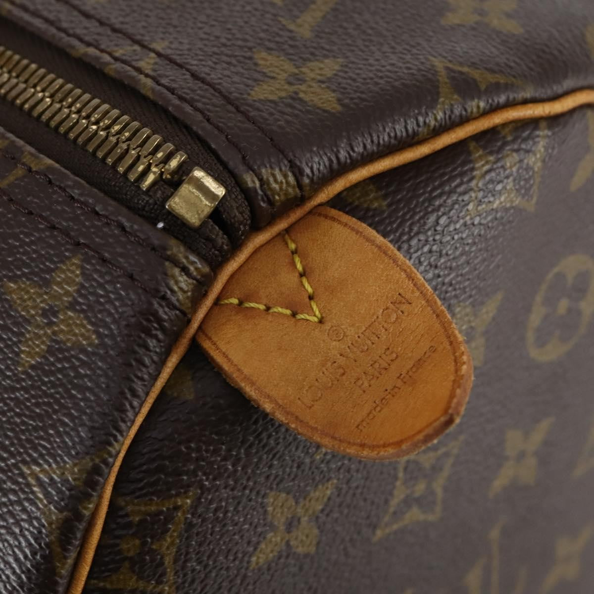 Louis Vuitton Keepall Bandouliere Bag Monogram Canvas, BROWN, CANVAS, Travel bag