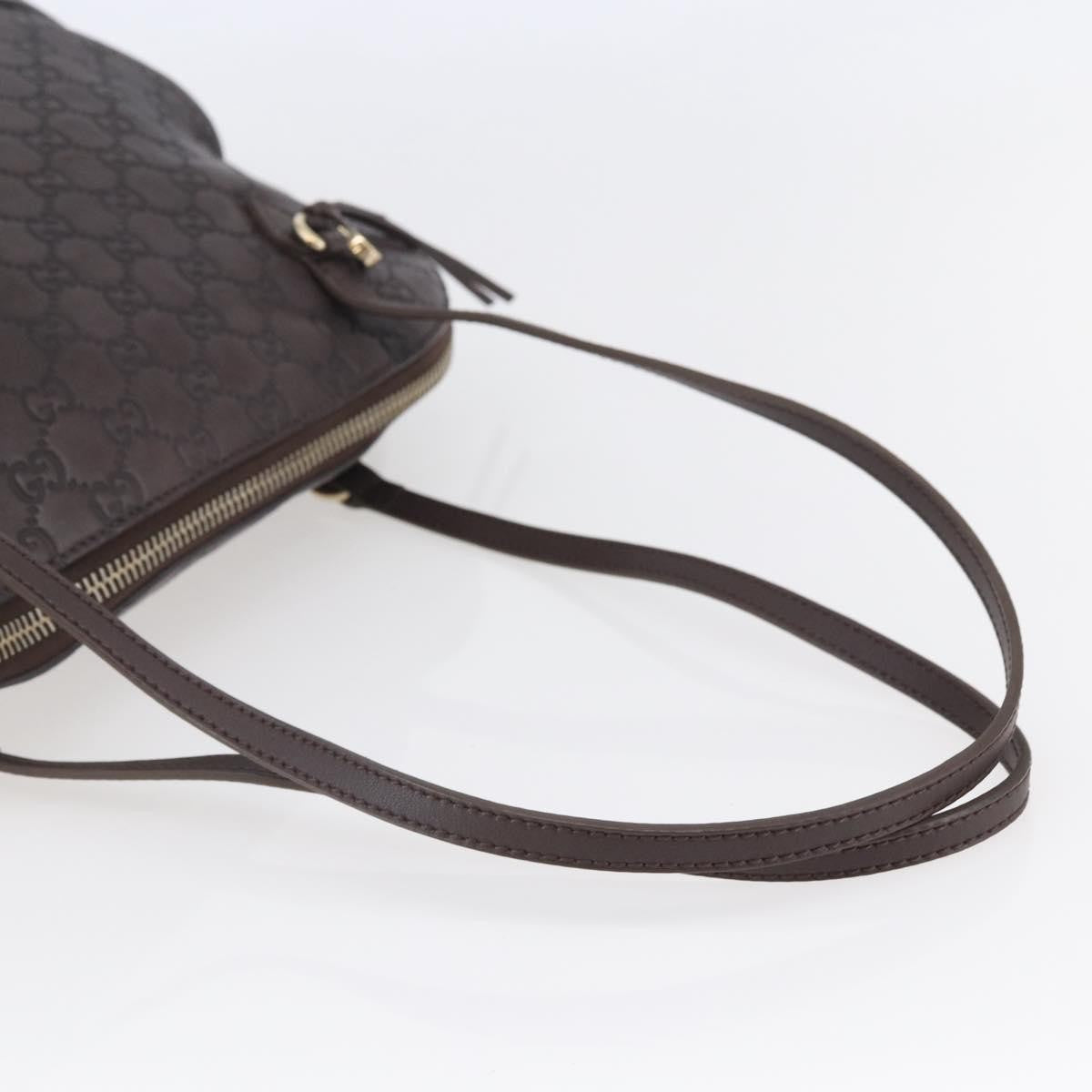 Gucci Bree Dome Tote Guccissima Leather, BROWN, LEATHER, Tote bag