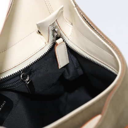 Salvatore Ferragamo Gancini Shoulder Bag Canvas, KHAKI, CANVAS, Shoulder bag