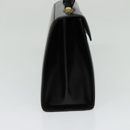 Salvatore Ferragamo Gancini Convertible Top Handle Bag Leather, BLACK, LEATHER, Handbag