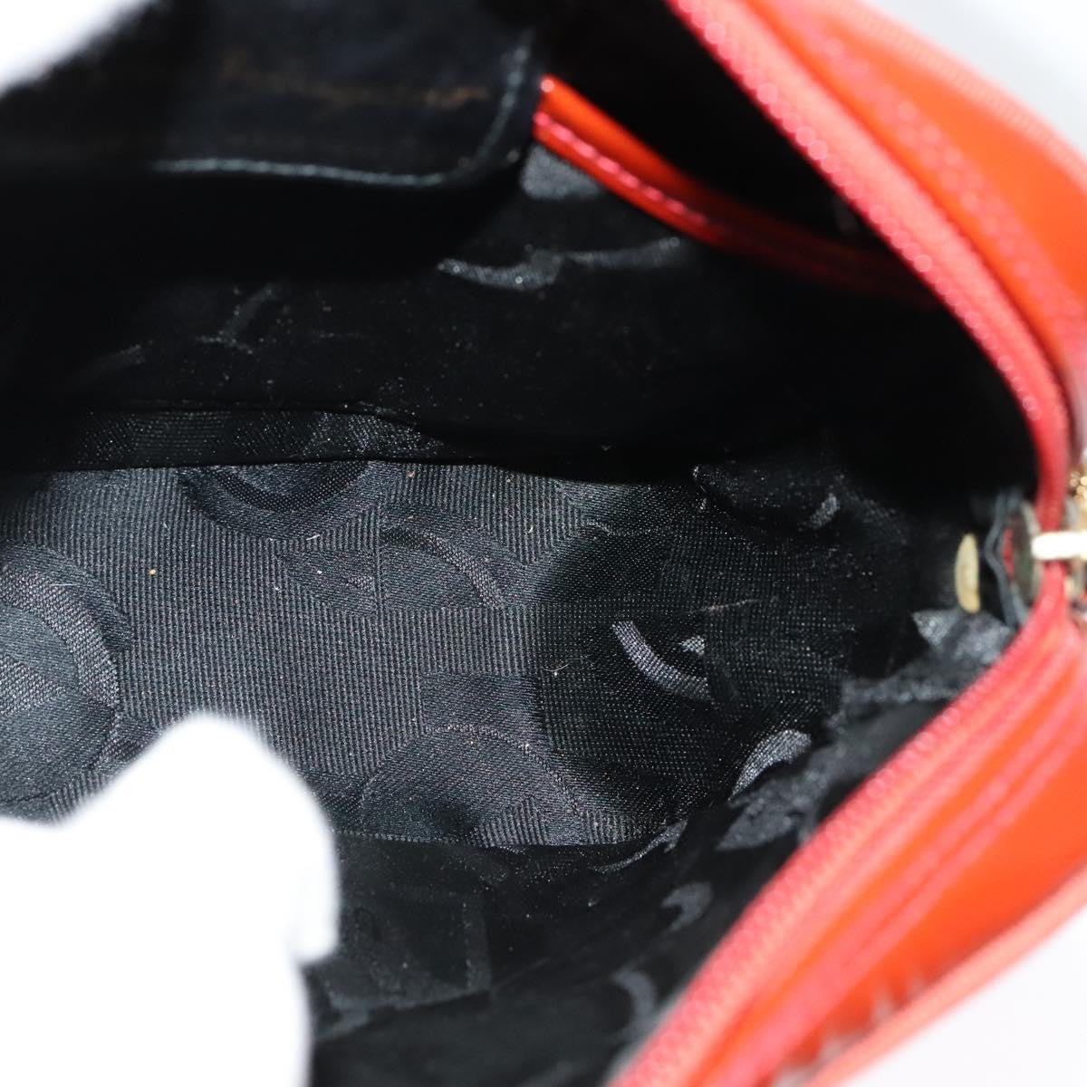 Salvatore Ferragamo Vala Shoulder Bag Patent Leather, RED, PATENT_LEATHER, Shoulder bag