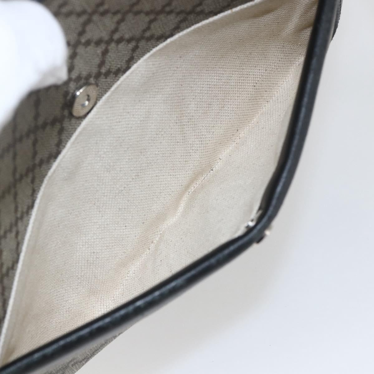 Gucci Wristlet Clutch Diamante Canvas, BEIGE, PVC, Clutche & pouche