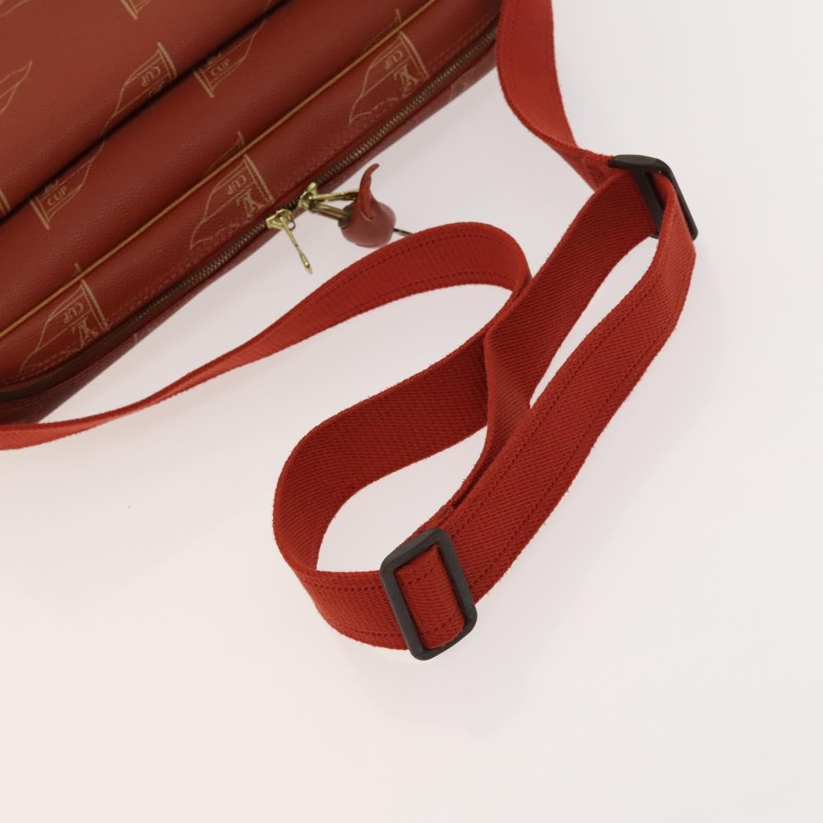 Louis Vuitton Cup Calvi Messenger Bag Coated Canvas, RED, CANVAS, Crossbody bag
