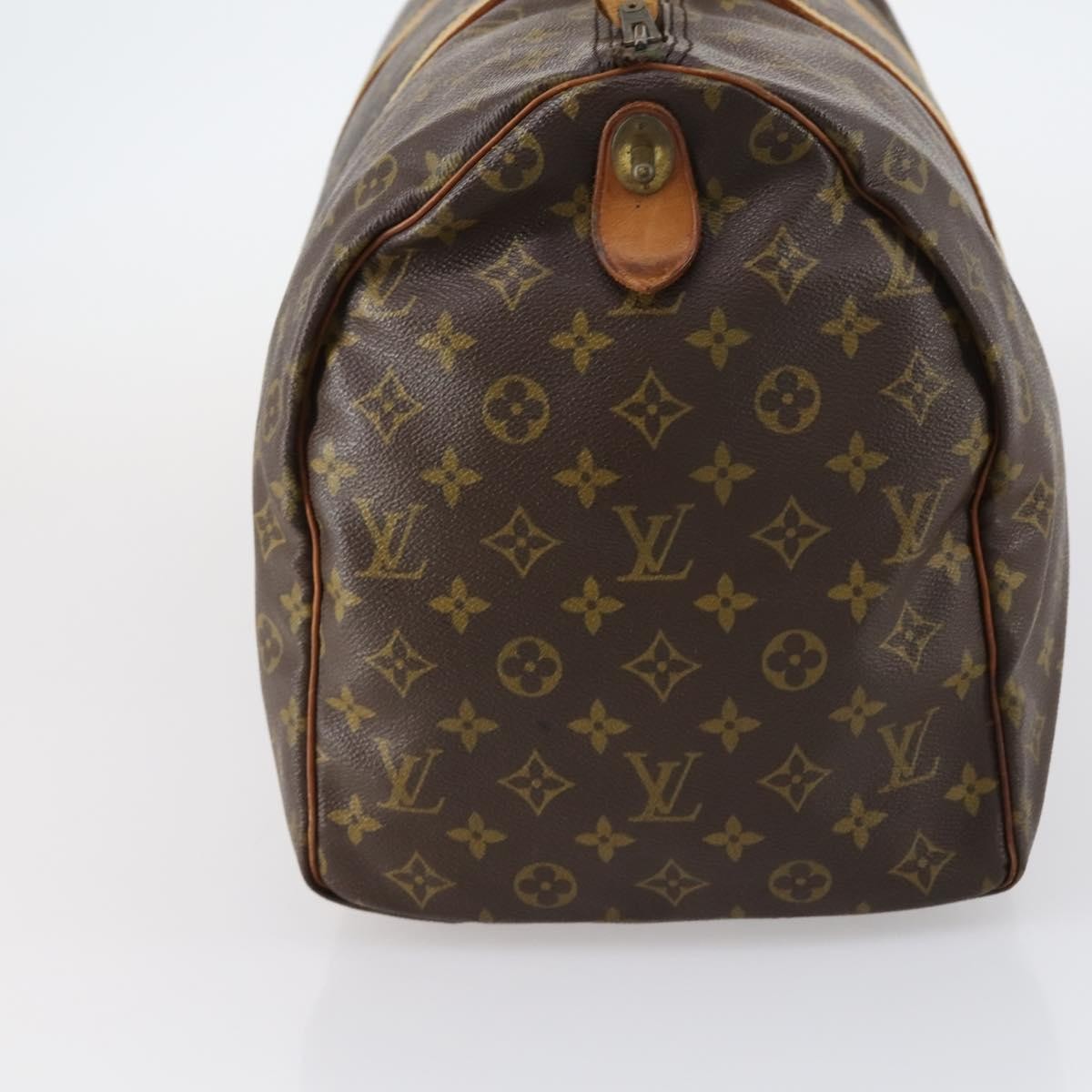 Louis Vuitton Keepall Bag Monogram Canvas, BROWN, CANVAS, Travel bag