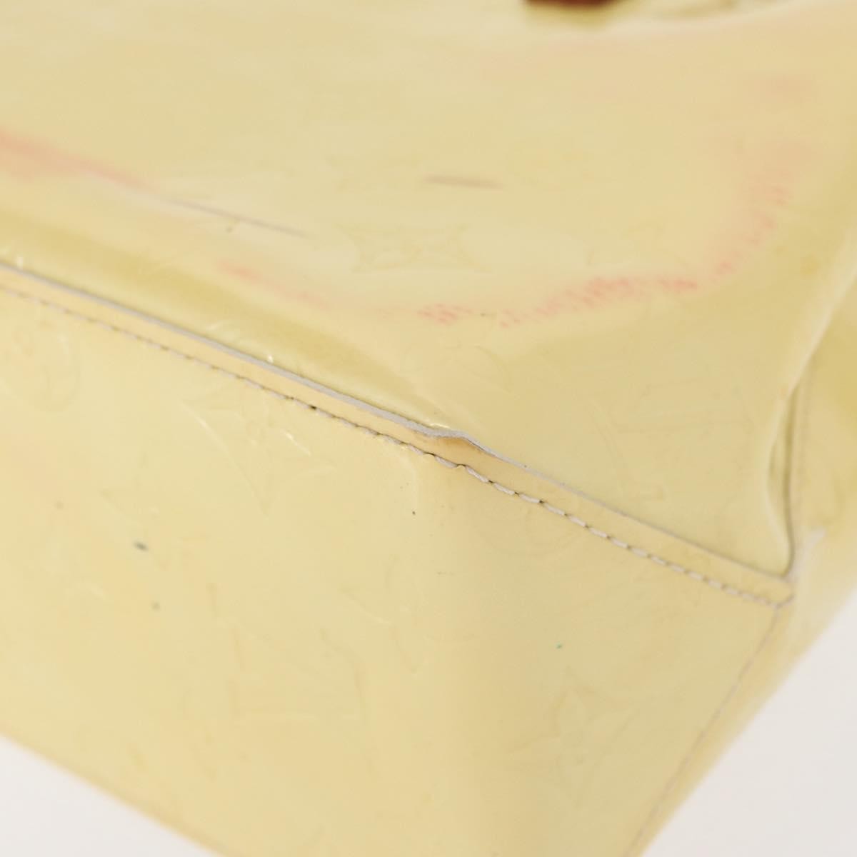 Louis Vuitton Reade Handbag Monogram Vernis, BEIGE, PATENT_LEATHER, Tote bag