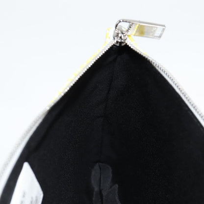 Christian Dior Pouch Stussy Nylon, YELLOW, NYLON, Clutche & pouche