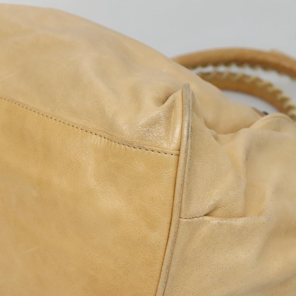 Balenciaga Classic Studs Sunday Tote Leather, BEIGE, LEATHER, Tote bag