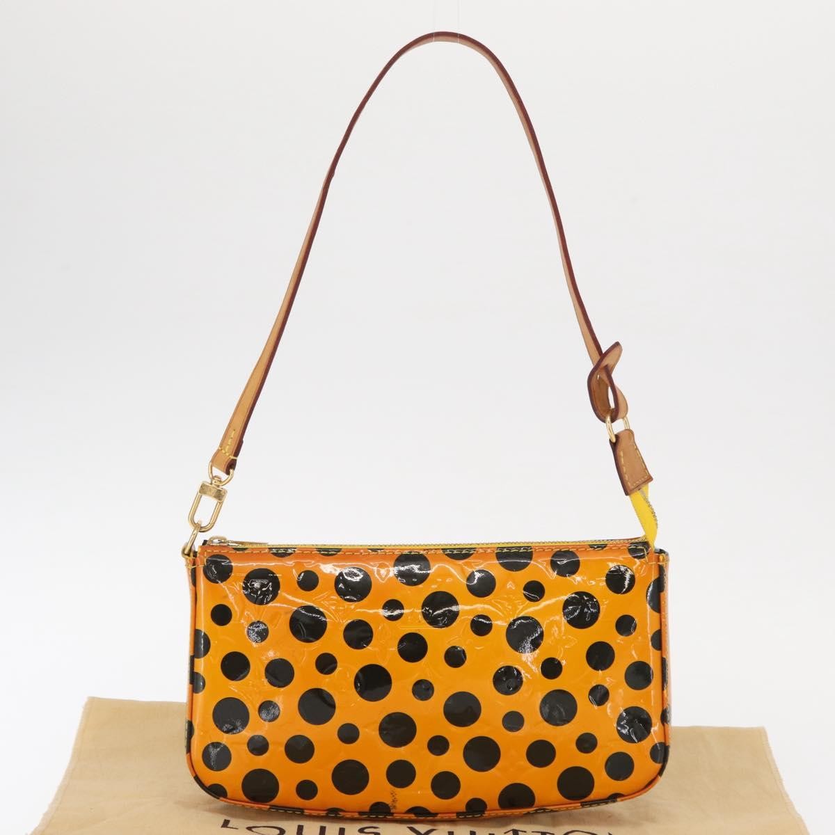 Louis Vuitton Pochette Accessoires NM Kusama Infinity Dots Monogram Vernis, YELLOW, PATENT_LEATHER, Clutche & pouche
