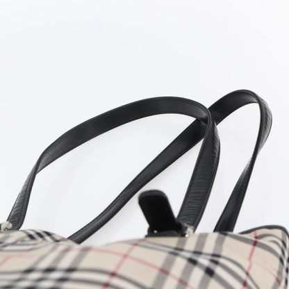 Burberry Nova Check Tote Nylon, BEIGE, NYLON, Tote bag