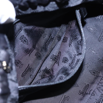 Gucci Heart Crest Handbag Leather, BLACK, LEATHER, Handbag