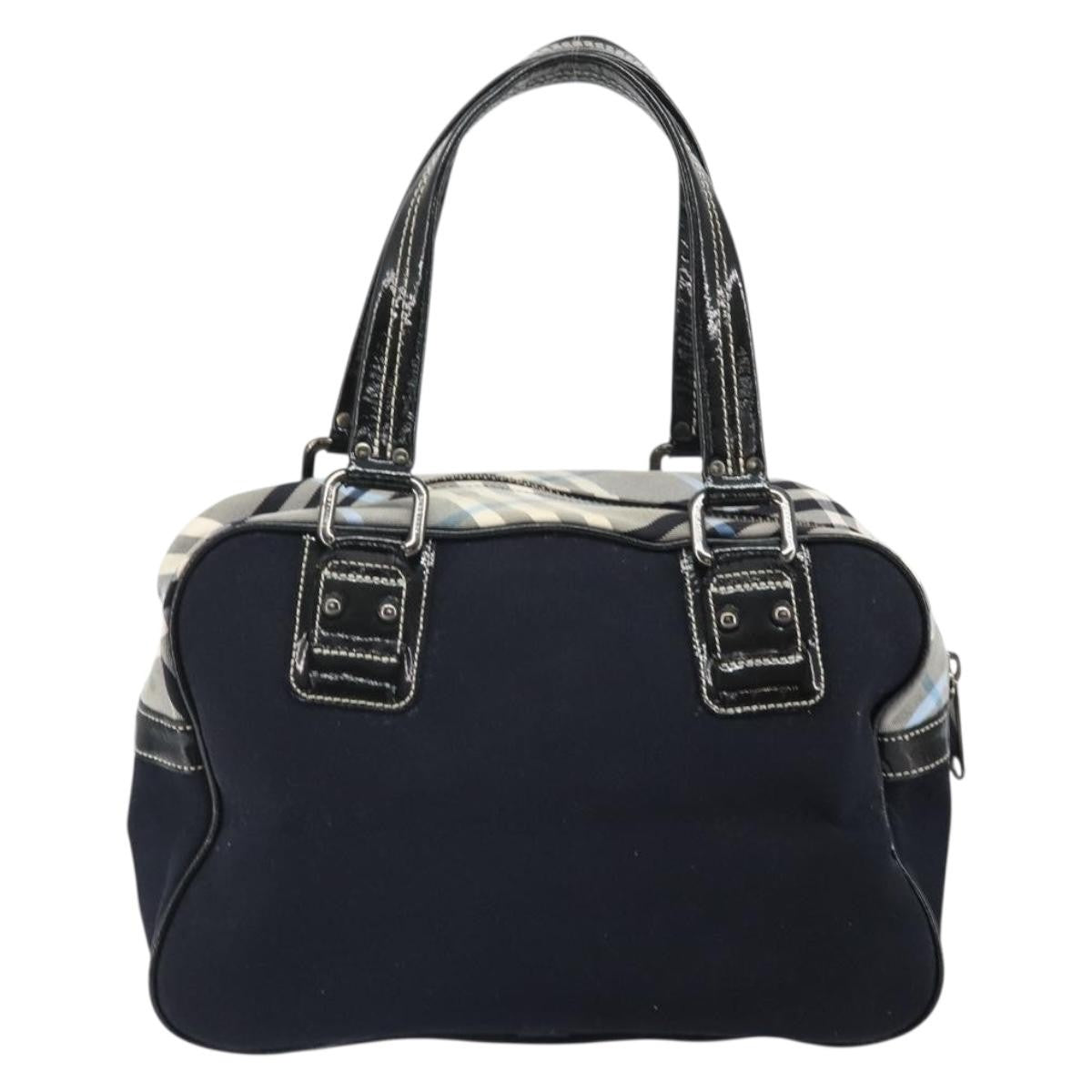 Burberry Blue Label Handbag Canvas, BLACK, CANVAS, Handbag
