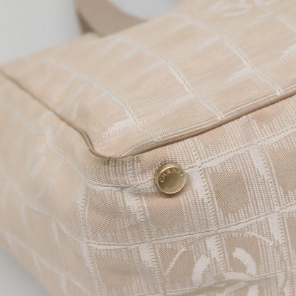 Chanel Travel Line Tote Nylon, BEIGE, NYLON, Tote bag