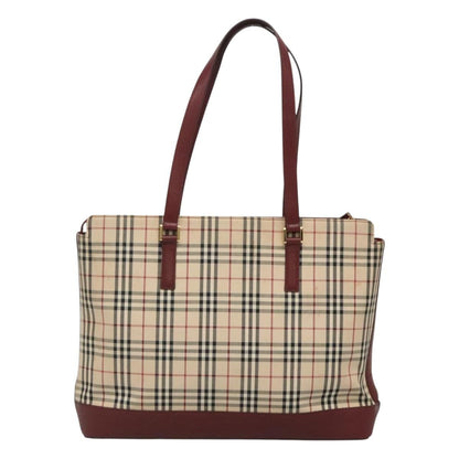 Burberry Nova Check Tote canvas check pattern, BEIGE, CANVAS, Tote bag