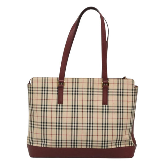 Burberry Nova Check Tote canvas check pattern, BEIGE, CANVAS, Tote bag