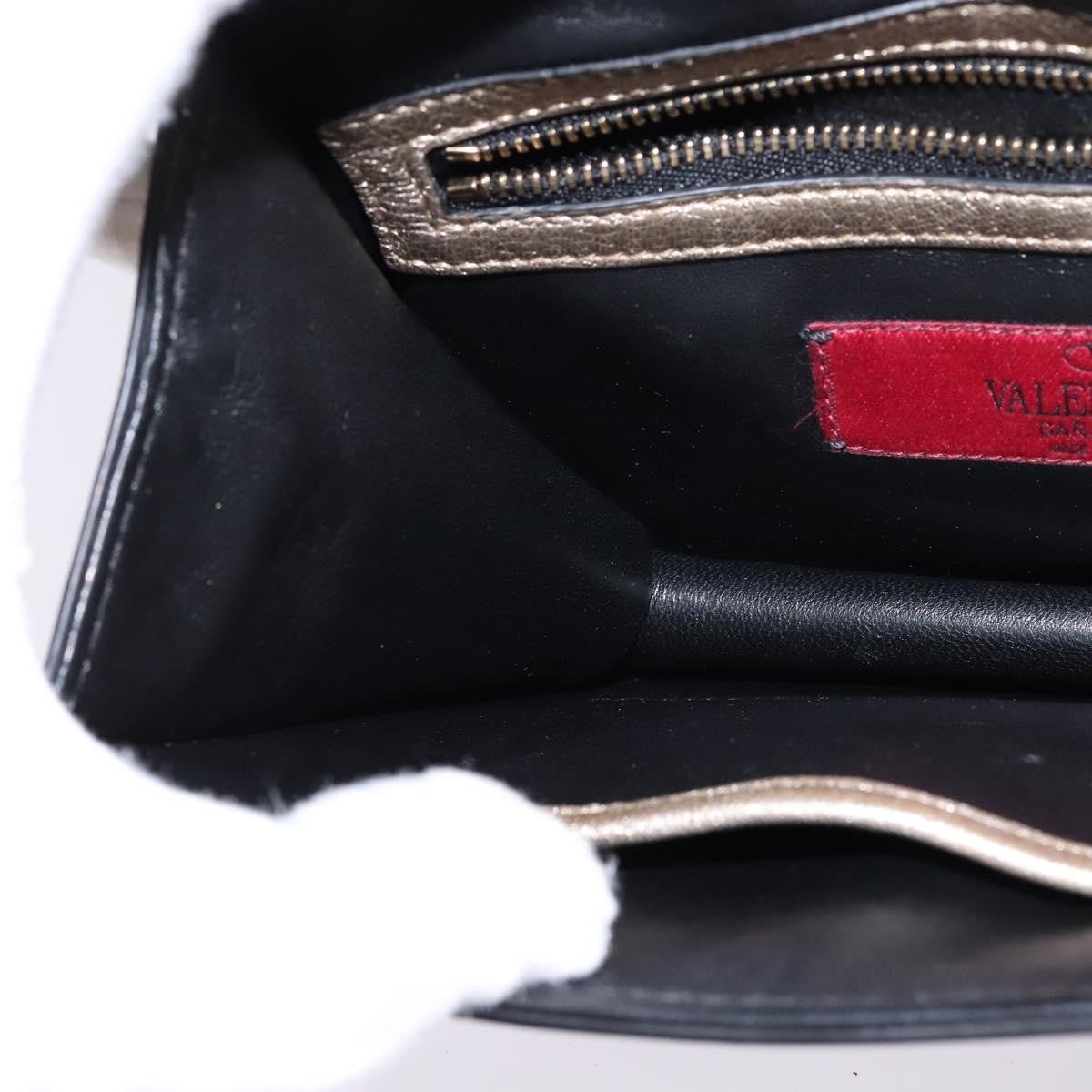 Valentino Garavani Glam Lock Shoulder Bag Leather, GOLD, LEATHER, Shoulder bag