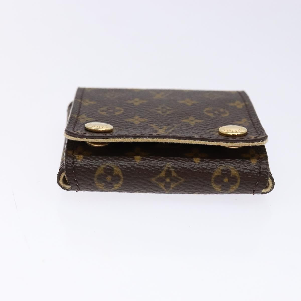 Louis Vuitton CASE JEWELRY BOX Canvas, BROWN, CANVAS, Wallets