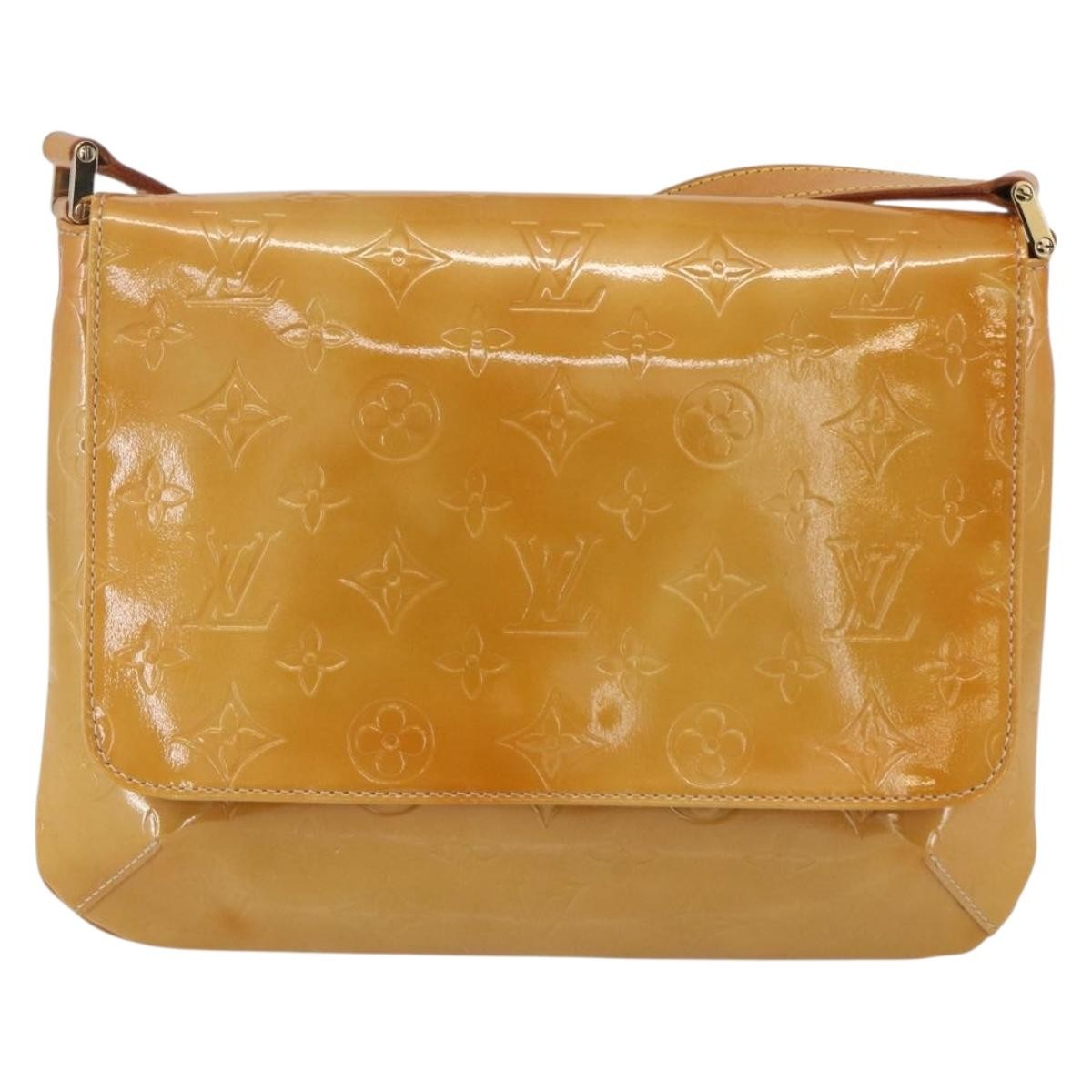 Louis Vuitton Thompson Street Handbag Monogram Vernis, BEIGE, PATENT_LEATHER, Shoulder bag