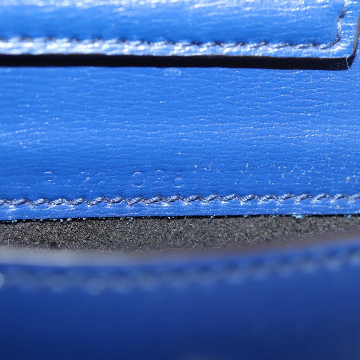 Salvatore Ferragamo Vintage Vara Crossbody Bag Nylon, BLUE, LEATHER, Clutche & pouche