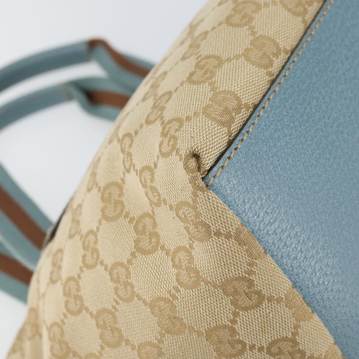 Gucci Web Zip Tote GG Canvas, BEIGE, CANVAS, Tote bag