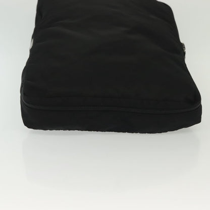 Prada Travel Pouch Tessuto, BLACK, NYLON, Clutche & pouche