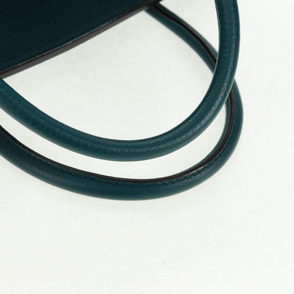 Bally Vintage Handbag Leather, GREEN, LEATHER, Handbag