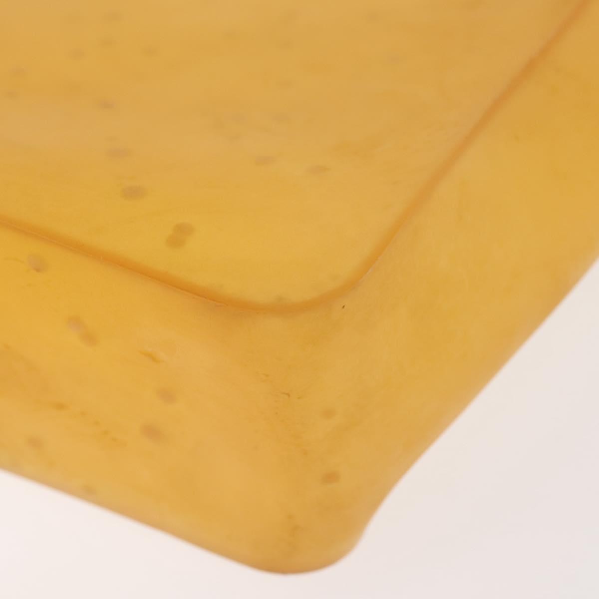 Chanel Jelly Tote Rubber, YELLOW, RUBBER, Tote bag