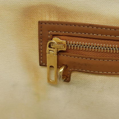 Celine Horizontal Cabas Tote Canvas with Leather, WHITE, CANVAS, Tote bag