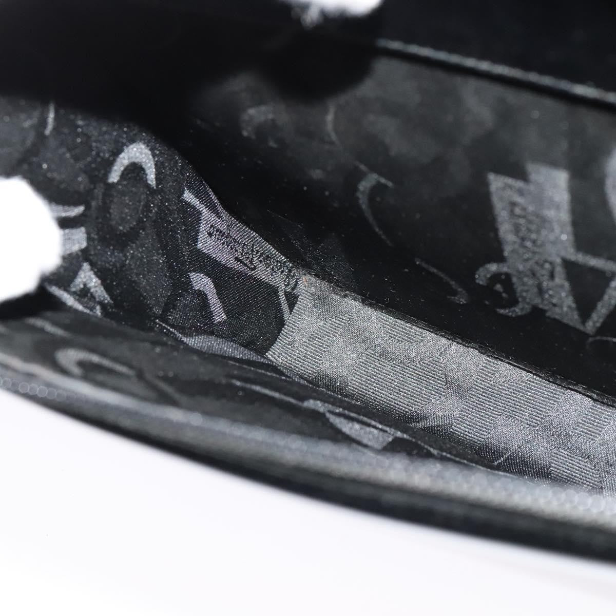 Salvatore Ferragamo Gancini handbag Patent leather, BLACK, PATENT_LEATHER, Handbag