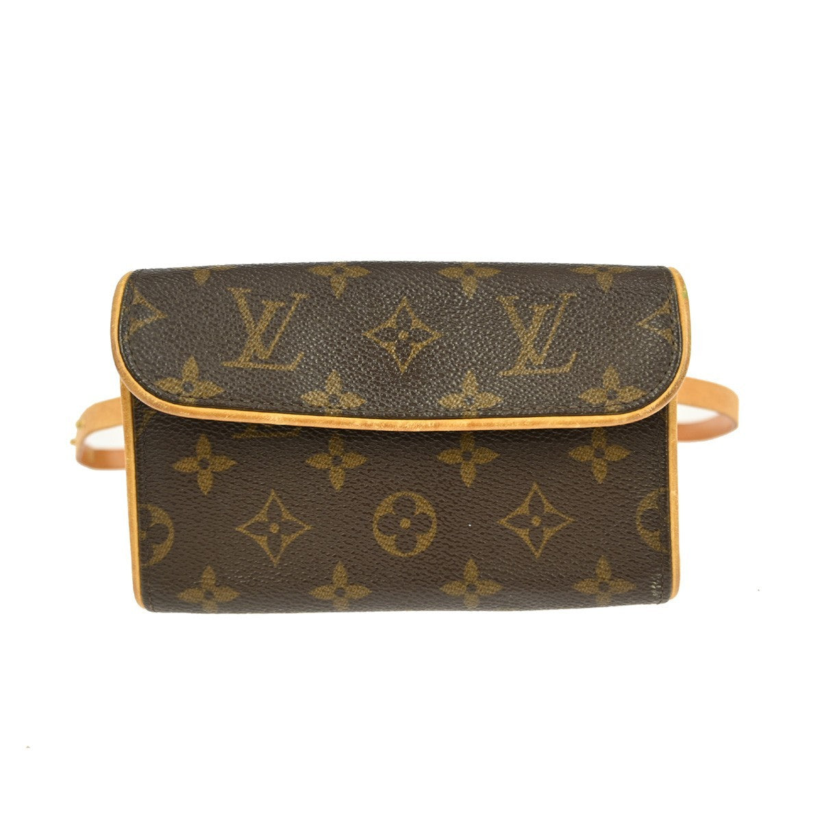 Louis Vuitton Florentine Waist Bag Monogram Canvas, BROWN, CANVAS, Clutche & pouche