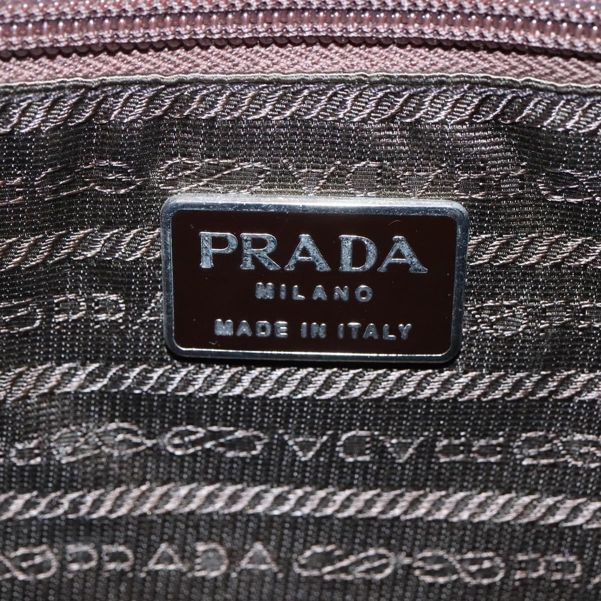 Prada Vintage Handbag Tessuto, KHAKI, NYLON, Handbag