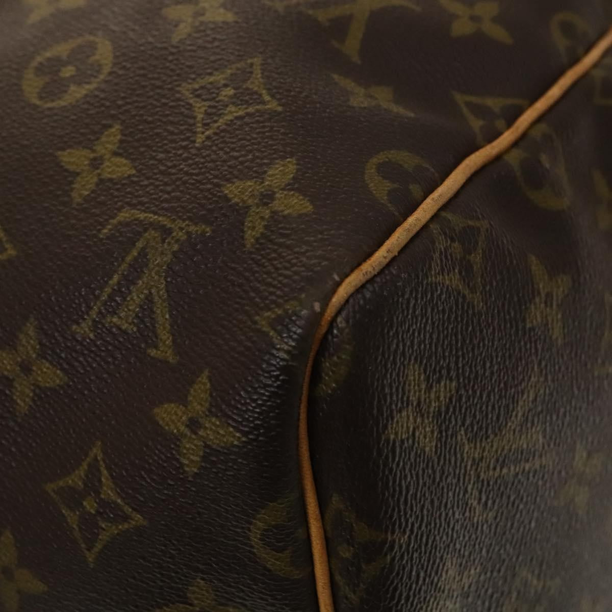 Louis Vuitton Keepall Bag Monogram Canvas, BROWN, CANVAS, Travel bag