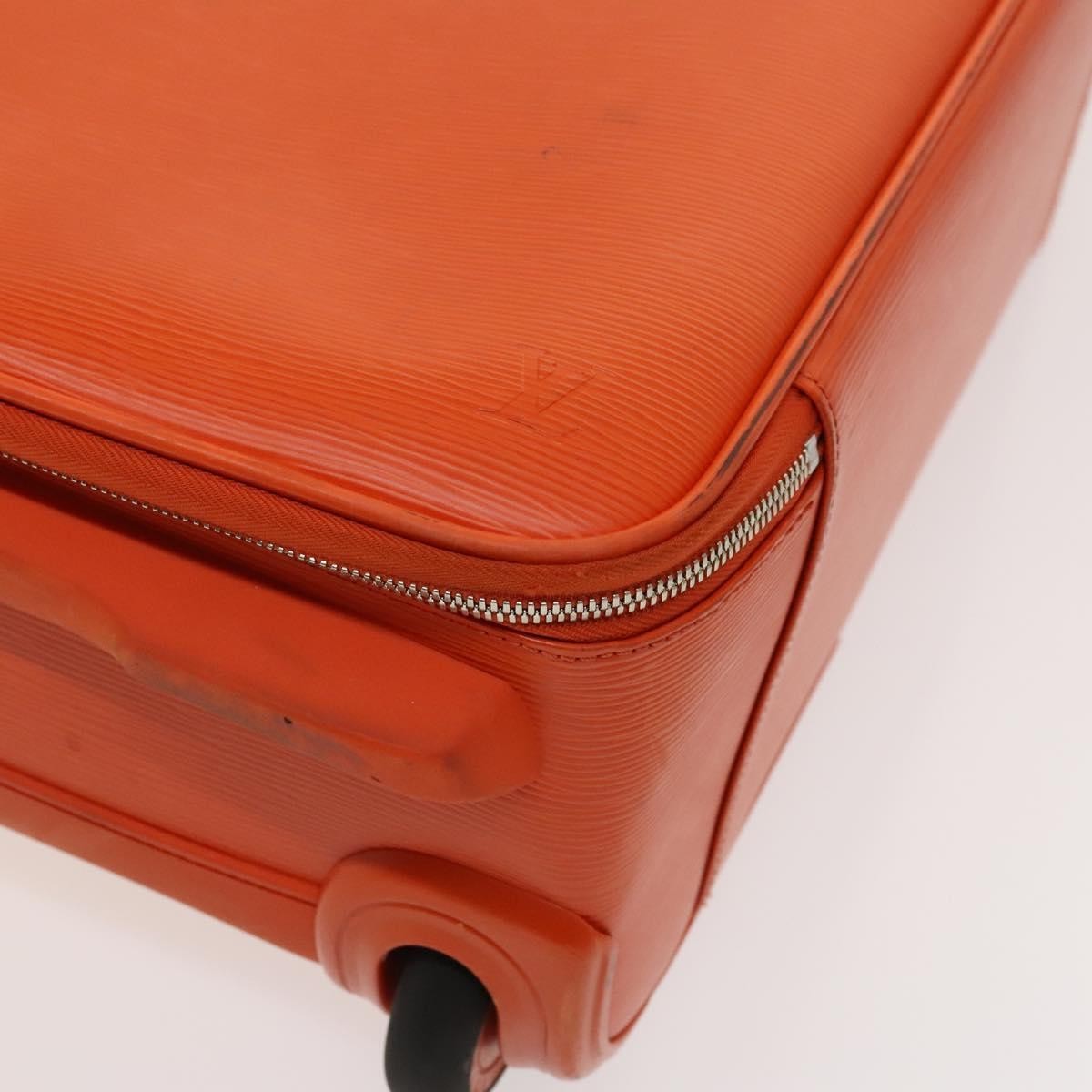 Louis Vuitton Pegase Luggage Epi Leather, ORANGE, LEATHER, Travel bag