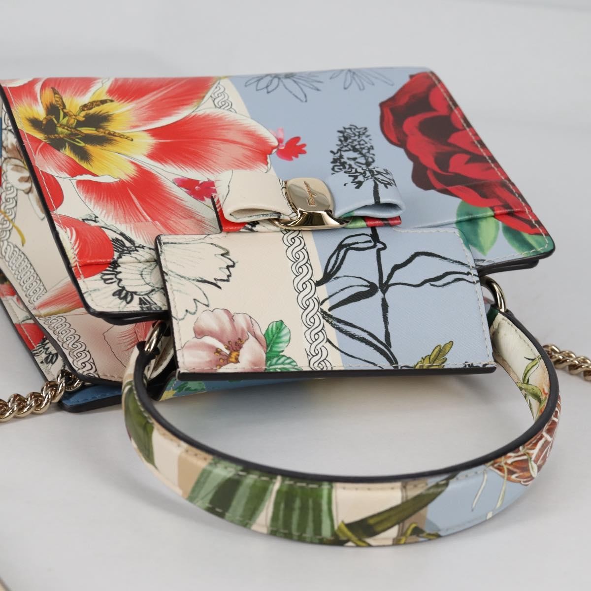 Salvatore Ferragamo Vala Handbag Leather, MULTICOLOUR, LEATHER, Handbag
