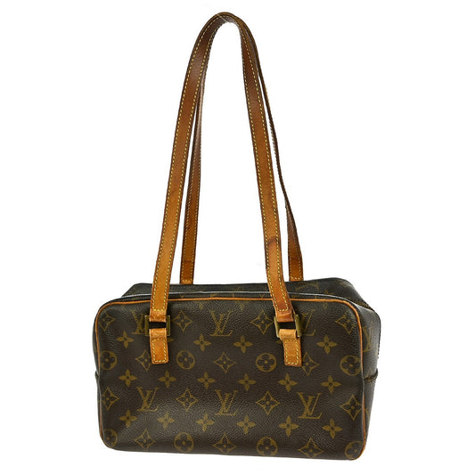Louis Vuitton Cite Handbag Monogram Canvas, BROWN, CANVAS, Shoulder bag