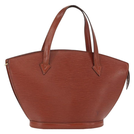 Louis Vuitton Saint Jacques Handbag Epi Leather, BROWN, LEATHER, Handbag