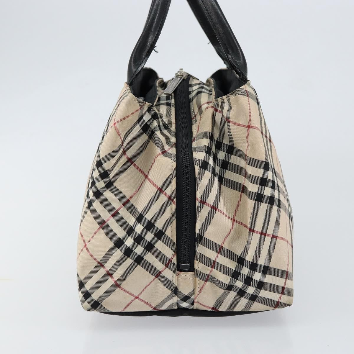 Burberry Nova Check Blue Label Nylon, BEIGE, NYLON, Handbag
