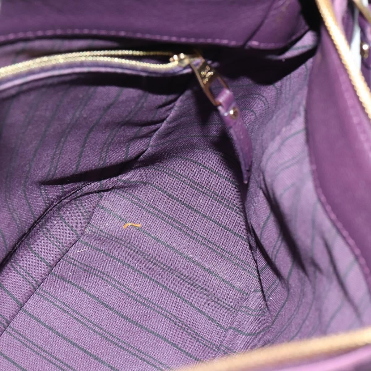 Louis Vuitton Audacieuse Handbag Monogram Empreinte Leather, PURPLE, LEATHER, Shoulder bag