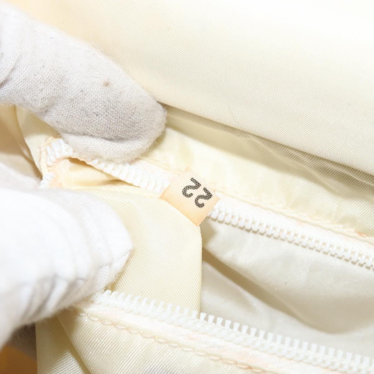 Prada Vintage Shoulder Bag Leather, WHITE, LEATHER, Shoulder bag