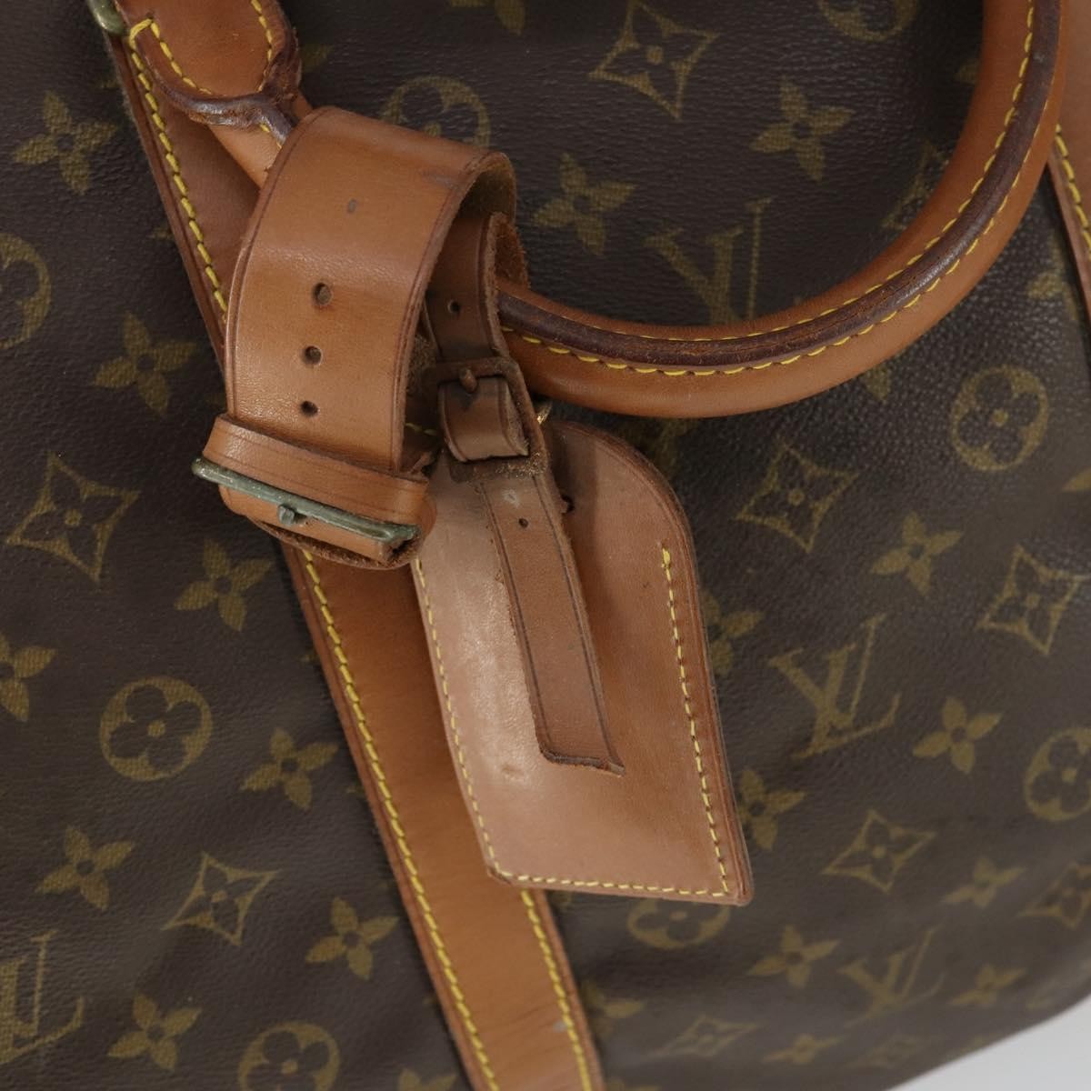 Louis Vuitton Keepall Bag Monogram Canvas, BROWN, CANVAS, Travel bag