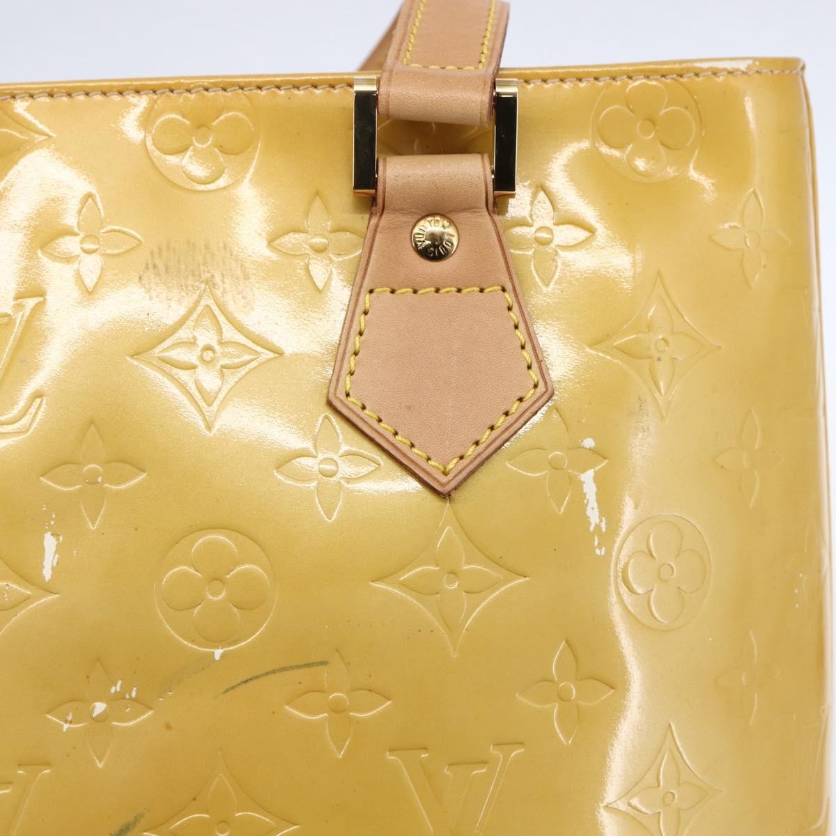 Louis Vuitton Houston Handbag Monogram Vernis, BEIGE, PATENT_LEATHER, Handbag