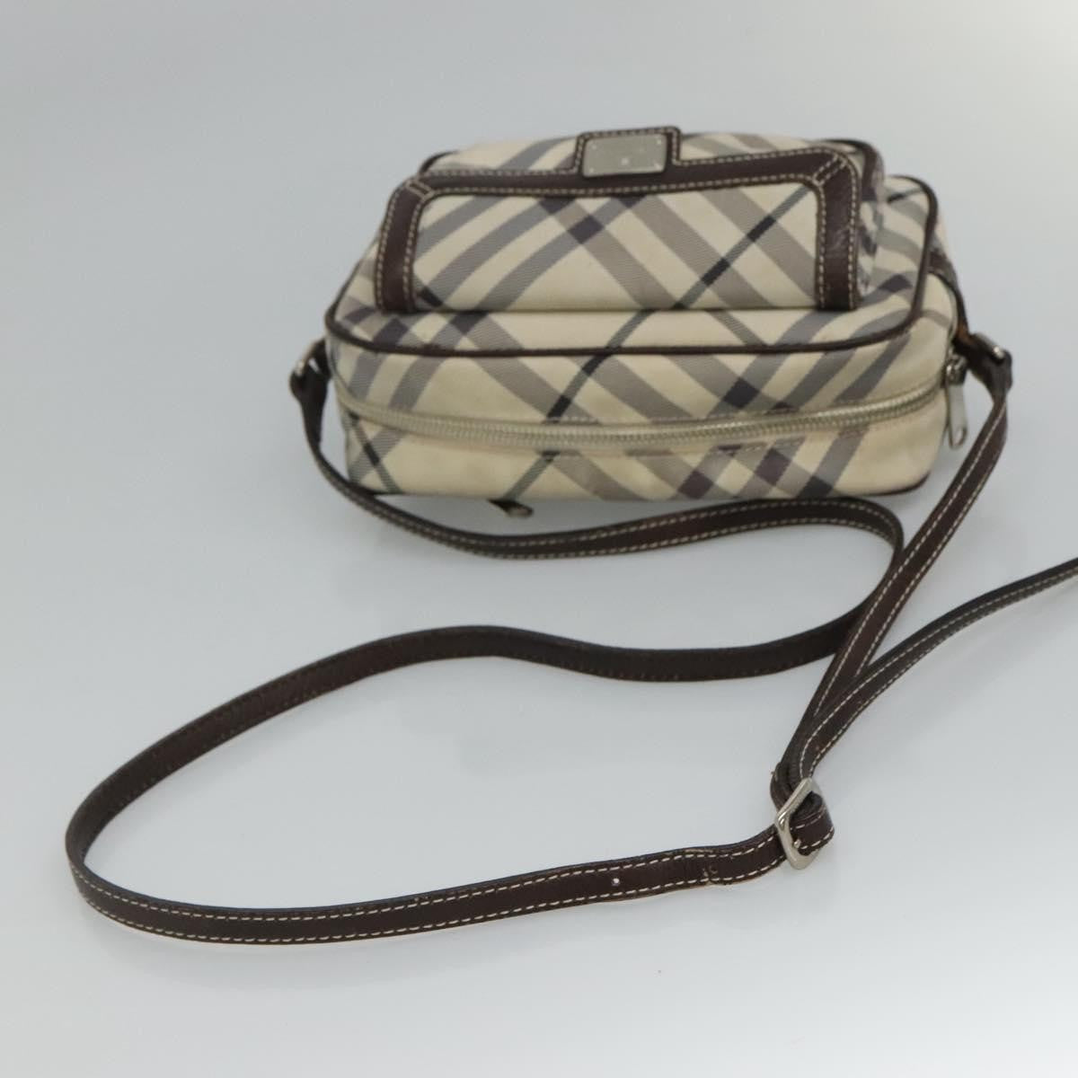 Burberry Nova Check Blue Label Nylon, BEIGE, NYLON, Shoulder bag