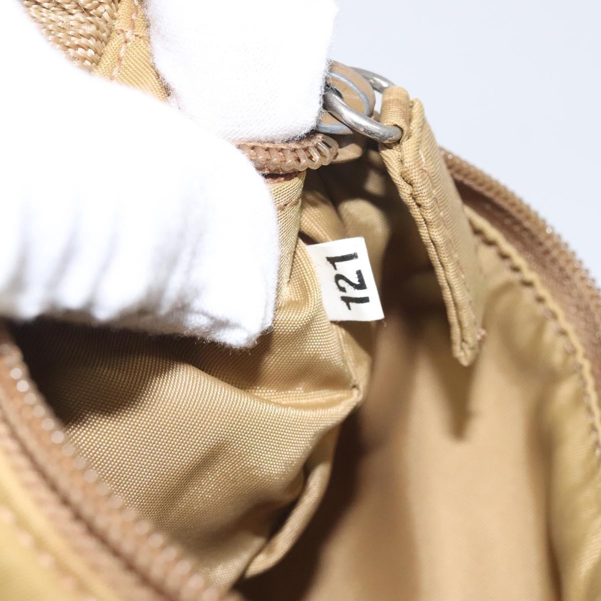 Prada Hobo Tessuto, BEIGE, NYLON, Clutche & pouche