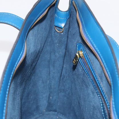 Louis Vuitton Saint Jacques Handbag Epi Leather, BLUE, LEATHER, Shoulder bag