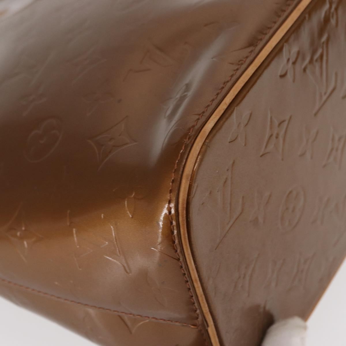 Louis Vuitton Houston Handbag Monogram Vernis, BROWN, PATENT_LEATHER, Handbag