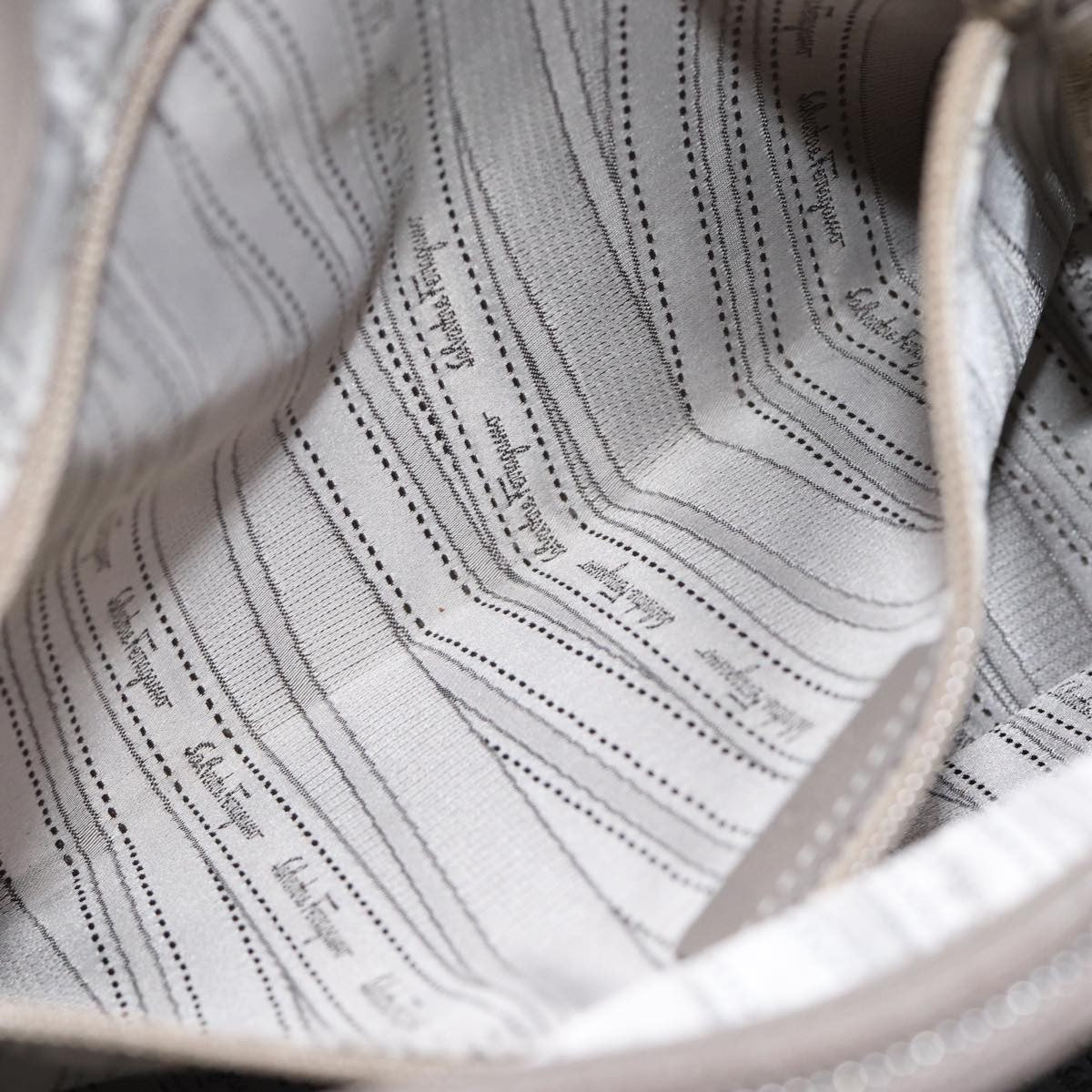 Salvatore Ferragamo Vala Handbag Patent leather, BEIGE, PATENT_LEATHER, Handbag