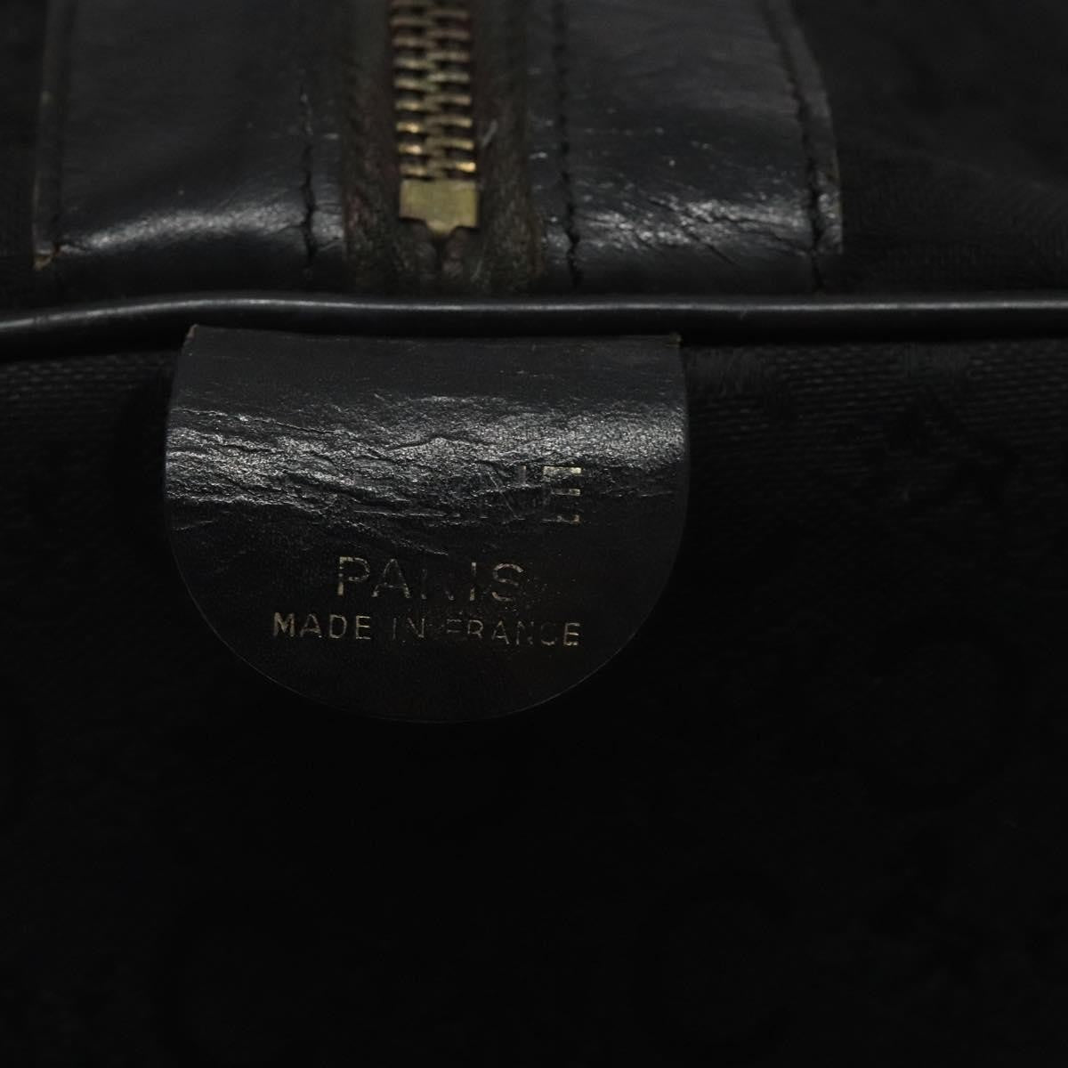 Celine C Sulky Handbag Canvas, BLACK, CANVAS, Handbag