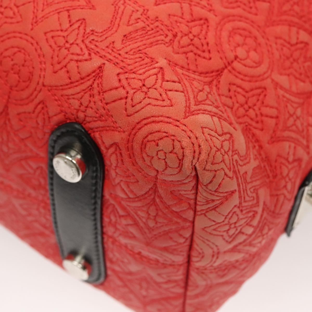 Louis Vuitton Antheia Hobo Leather, ORANGE, LEATHER, Shoulder bag