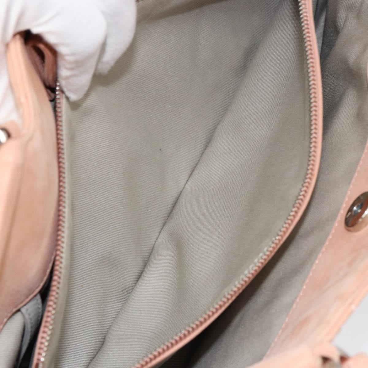 Chanel CC Sea Hit Tote Quilted Iridescent Calfskin, PINK, LEATHER, Shoulder bag